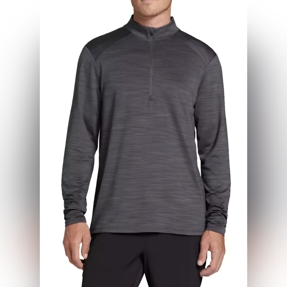 DSG Charcoal Quarter-Zip Top